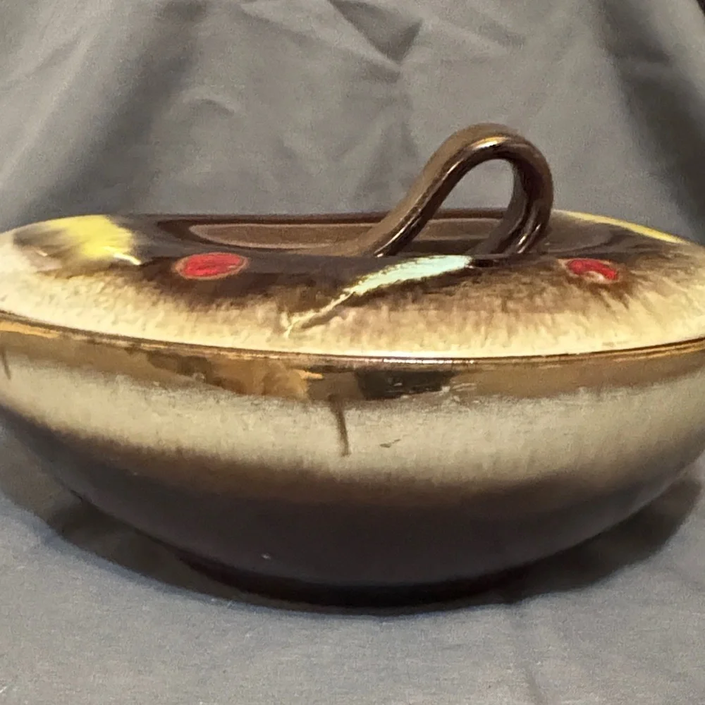 Vintage MCM Carstens Tonnieshof W. Germany 532 Art Pottery Lidded